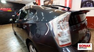 TOYOTA PRIUS 2015 DETAILED AND GLASS COATED BY SONAX LINK ROAD