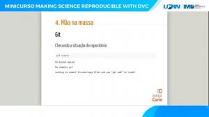 Bate-papo de IA - Minicurso Making Science reproducible with DVC - Marcel Ribeiro-Dantas