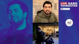 Kamo Seyranyan, Rafayel Yeranosyan • Saro Tovmasyan / Instagram Live