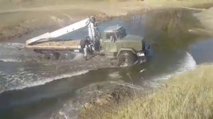 КрАЗ 260. Форсирование реки. ЯМЗ 238