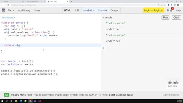JavaScript Constructor Functions and its Prototypes inheritance in Object - ECMAScript