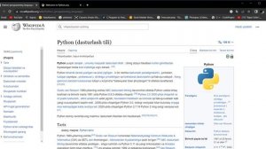 1-dars || Kirish || Python dasturlash tili