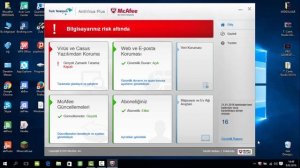 McAfee Antivirüs Devre dışı Bırakma ve Etkinleştirme