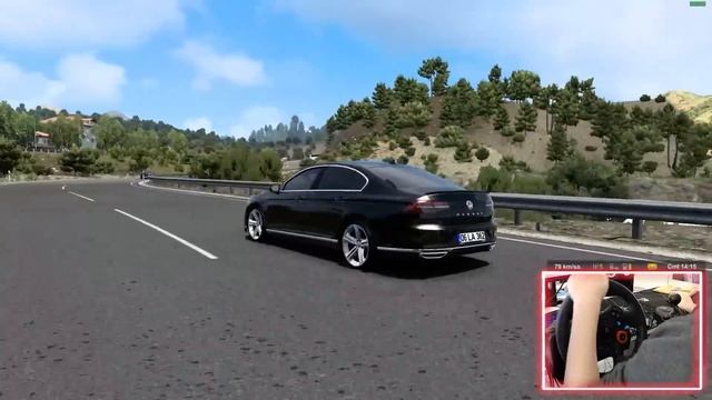 LASTİK PATLADI !!! AŞİRET TEHDİT ETTİ !!! VW PASSAT YOLDA KALDI ETS 2 MOD 1.45 [ Logitech G29 ] смотреть онлайн