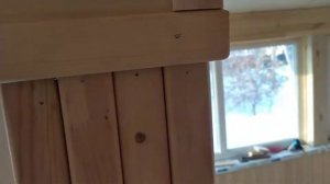 Облицовка угла деревом