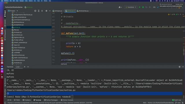 Python Certification Training -  Function Attributes
