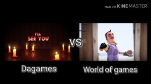Hello Neighbor Song - Get out Part 1 (dagames vs world of games)