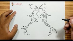 HOW TO DRAWING AMBER - GENSHIN IMPACT