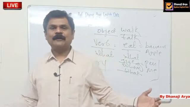 PART#20|SPOKEN ENGLISH WITH PROF.DHANAJI ARYA| SPEAK FLUENTLY| смотреть онлайн