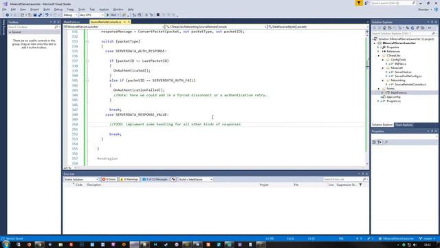 C# live tutorial: Creating a Minecraft server launcher (Part 5) смотреть онлайн