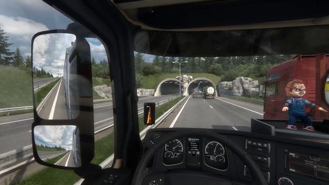 Euro Truck Simulator 2 | ETS2 1.45 | Mercedes Actros MP4 | Kristiansand (N) to Vyborg (RUS) #2 смотреть онлайн