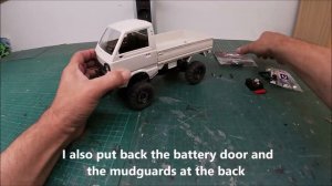 Custom build. Suzuki Carry Mini wpl D12 4x4 truck scale 1/16
