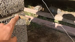 Бюджетный вариант строительства бетонного забора из сплитерных блоков.