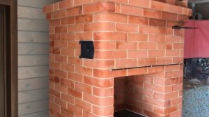 Печь шведка из витебского кирпича.