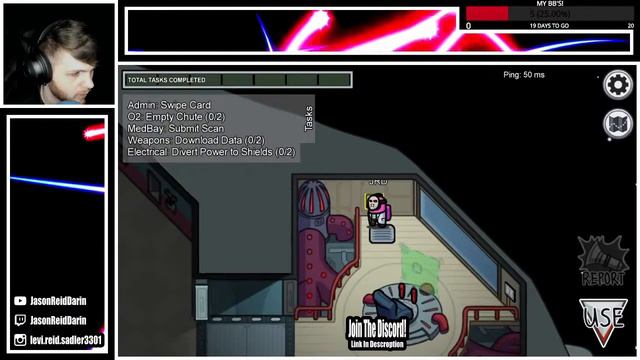 AMONG US LIVE #8 w/FRIENDS! смотреть онлайн