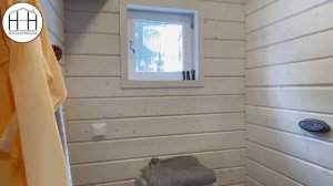 Небольшая модульная CАУНА HOLTSOVHOUSE с уличной купелью.