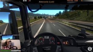 Euro Truck Simulator 2 / Multiplayer / сервер Simulation 1 / Сбор во Франции в г.Мец