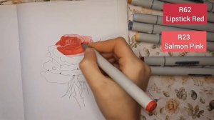 Как нарисовать розу? Учимся рисовать розу маркерами. Рисуем Цветы. Как заправить  засохший маркер?