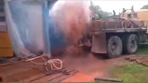 Промывка сжатым воздухом скважины