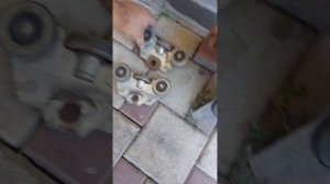 Замена балки на Откатных воротах.