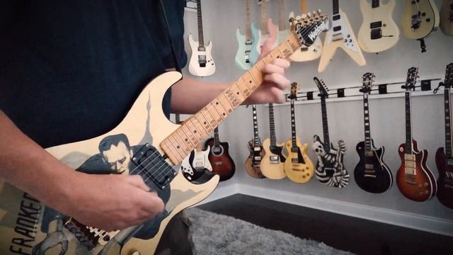 Guitar Cover - Chorus and Solo - The Lady Wore Black - Queensryche - Washburn Steve Stevens SS смотреть онлайн