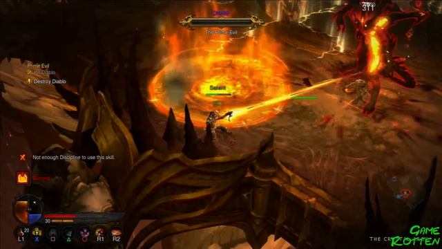 Diablo 3 [PS3] - Diablo Boss Fight смотреть онлайн