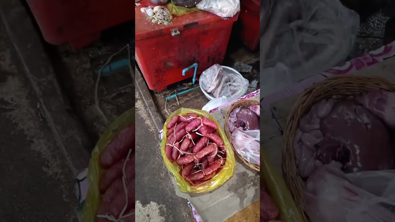 рынок в Камбодже. Сием риеп. цены на продукты смотреть онлайн