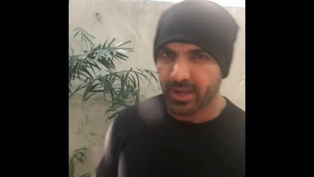 JOHN ABRAHAM  WITH HIS BIKE YAMAHA V-MAX!! SHOWING ITS FEATURES