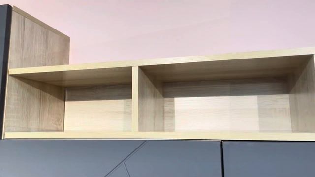 220703 СКАЙЛАЙН дуб сонома; Полка с перегородкой (1200). смотреть онлайн