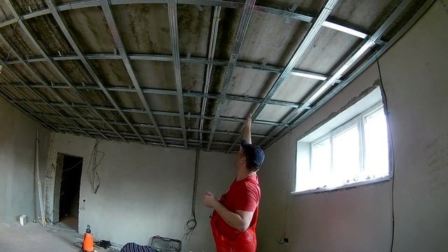 Гипсокартонный потолок очень подробно. Тонкости и нюансы  каркаса П 112