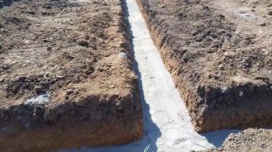 Отсыпка дня фундамента отсевом. ч. 1