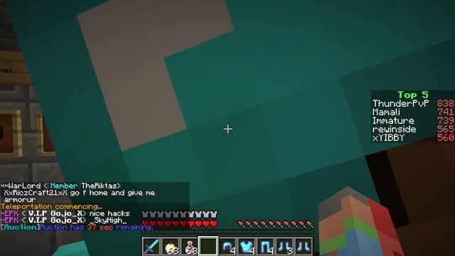 Minecraft 1.7.10 Factions - PvP Server смотреть онлайн