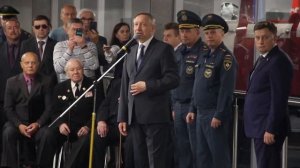 Новую станцию метро Санкт-Петербурга посвятили пожарным