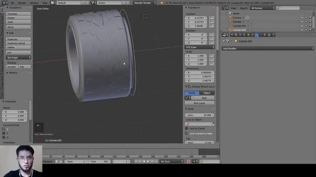 #2 Урок 19 Как сделать колесо в Блендер 3Д? Часть 2. смотреть онлайн