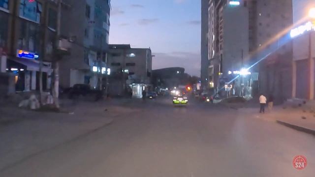 Addis Ababa, Ethiopia - early morning city drive - Аддис Абеба (Эфиопия) утренняя поездка по городу