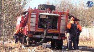 В Архангельской области отработали вопросы защиты населённых пунктов от природных пожаров