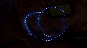 Tenfly Premium LED Flowing Glow in Dark Micro USB Cable