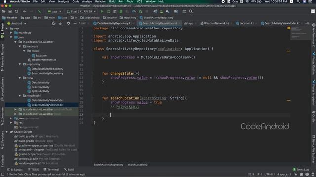 Part 3 - Using Retrofit in MVVM pattern in Android Studio using Kotlin