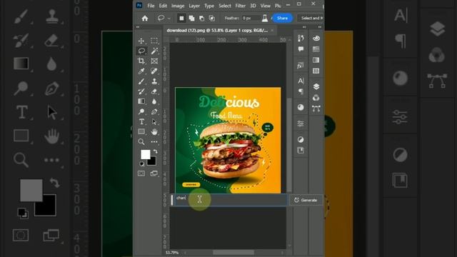 How to Change Advertising Product by Using Generative Fill in Adobe Photoshop Beta смотреть онлайн