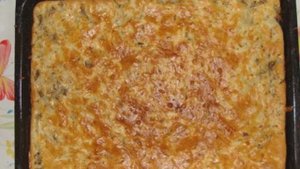 Пирог с рисом и рыбой