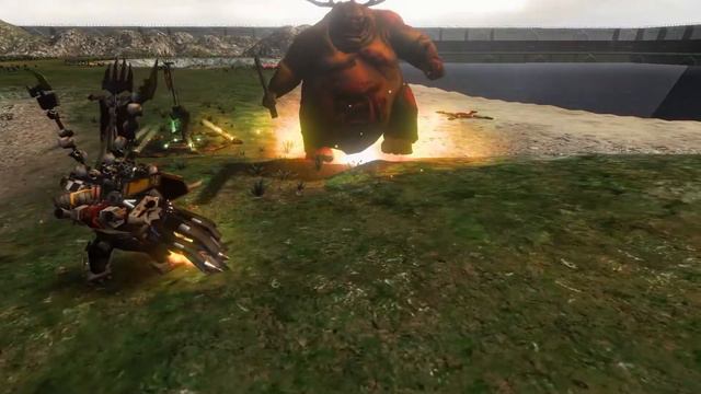 WARBOSS GORGUTZ vs NURGLE’S GREAT UNCLEAN ONE - Warhammer 40k - Cinematic Battle смотреть онлайн