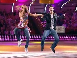 Первый этап. Татьяна Навка, Алексей Воробьев. Лед и пламень. Фрагмент выпуска от 19.09.2010