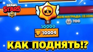 Как быстро накопить 10000 кубков в brawl stars