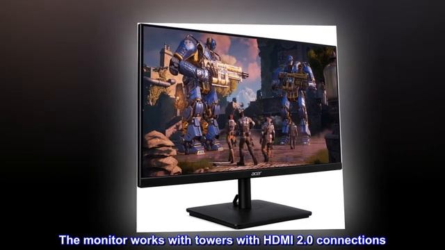 Acer 23.8” Full HD (1920 x 1080) VA PC Gaming Monitor | AMD FreeSync Premium | Up to 165Hz Refresh смотреть онлайн