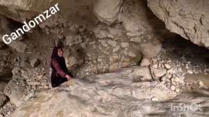 Crossing the valleys across the waterfall.#nomadic#doora#عشایر#دورا.