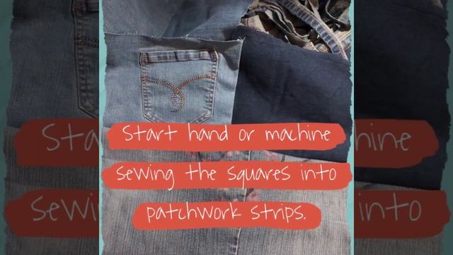 Upcycled Denim Skirt смотреть онлайн