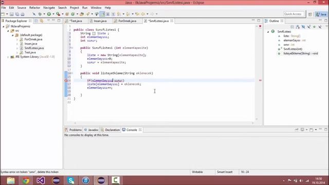 Java Dersi 11 Array/Part 2-Sınıf Listesi Oluşturma смотреть онлайн