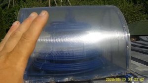 Бесплатная Горячая вода нагревается от Солнца это Пирамидальный Солнечный Нагреватель для бассейна