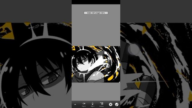 GFX Anime Tutorial // Brush Design ( How to make Gfx design on Android // Photoshop Touch )