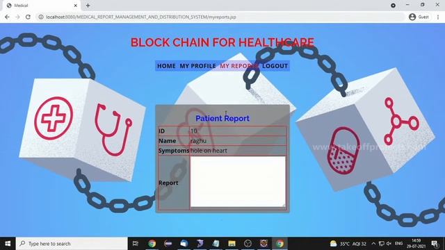 Block Chain For HealthCare | | Blockchain Projects for Final Year Students || Python Project Ideas